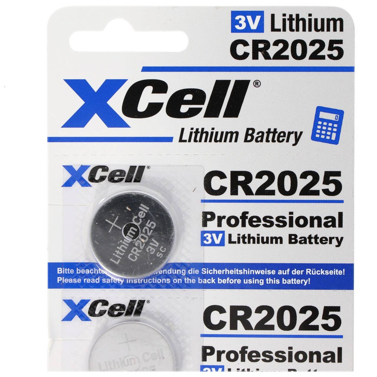 5er-Sparset CR2025 Lithium Batterie 3V, CR2025 Batterien im praktischen 5er Set-3