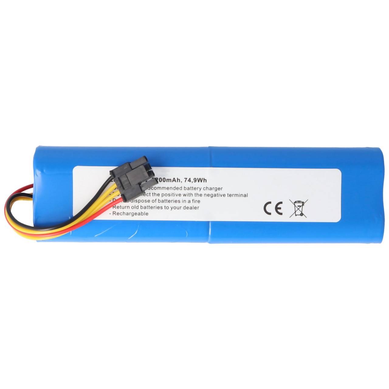 Akku passend für den Roborock S5 max Akku BRR-2P4S-5200S, 14,4 Volt 5200mAh 74,88Wh-0
