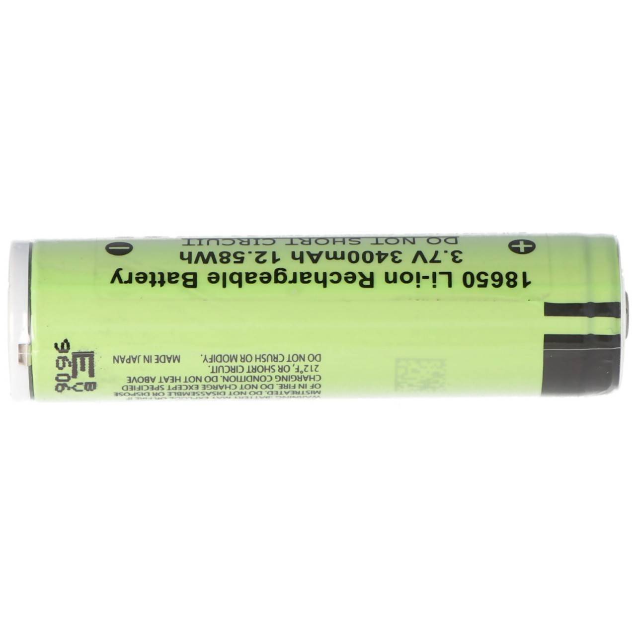 3400mAh Akku passend für den 3.7V 18650ICR für Steel wiederaufladbar 10W wiederaufladbare LED-Taschenlampe-1