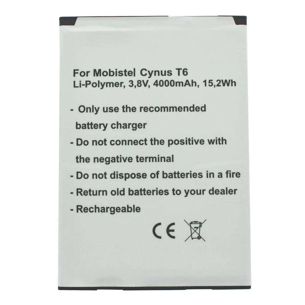 MOBISTEL Cynus T6 Akku als Nachbau von Accucell passend für BTY26187-2