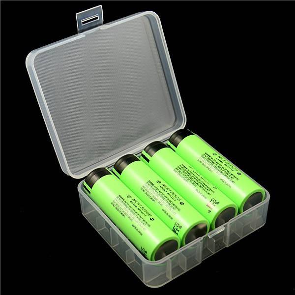 Aufbewahrungsbox D1 für 4x 18650 oder 2x 26650 Li-Ion-Akku max. 65,5mm, nicht passend für geschützte 18650 Akkus-1
