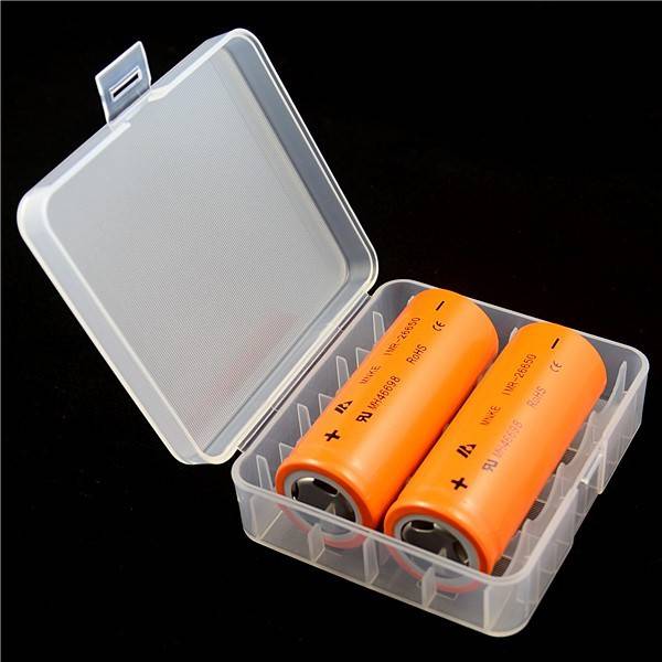 Aufbewahrungsbox D1 für 4x 18650 oder 2x 26650 Li-Ion-Akku max. 65,5mm, nicht passend für geschützte 18650 Akkus-2