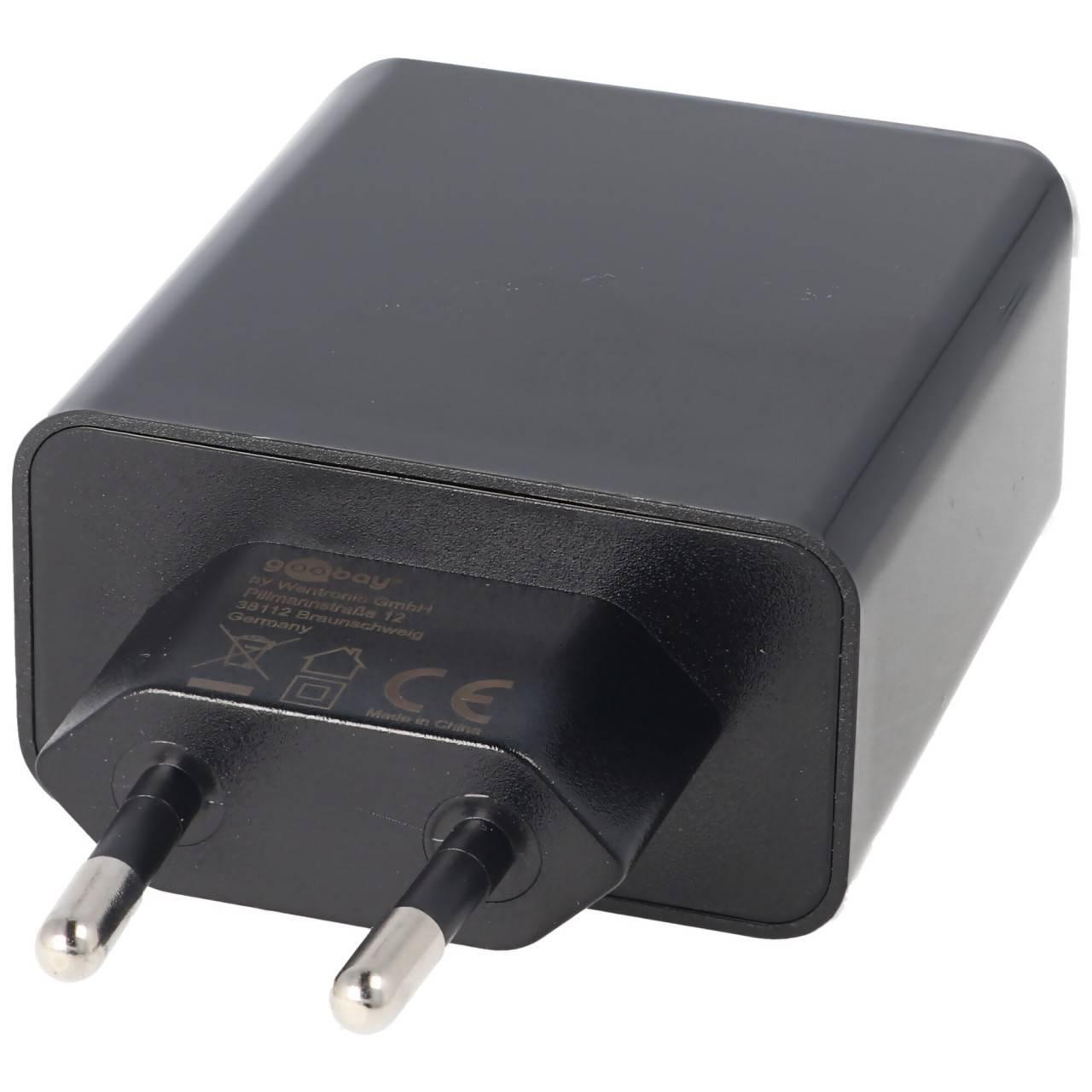 Dual-USB Schnellladegerät USB QC3.0 28W schwarz, lädt bis zu 4x schneller als Standardladegeräte-3
