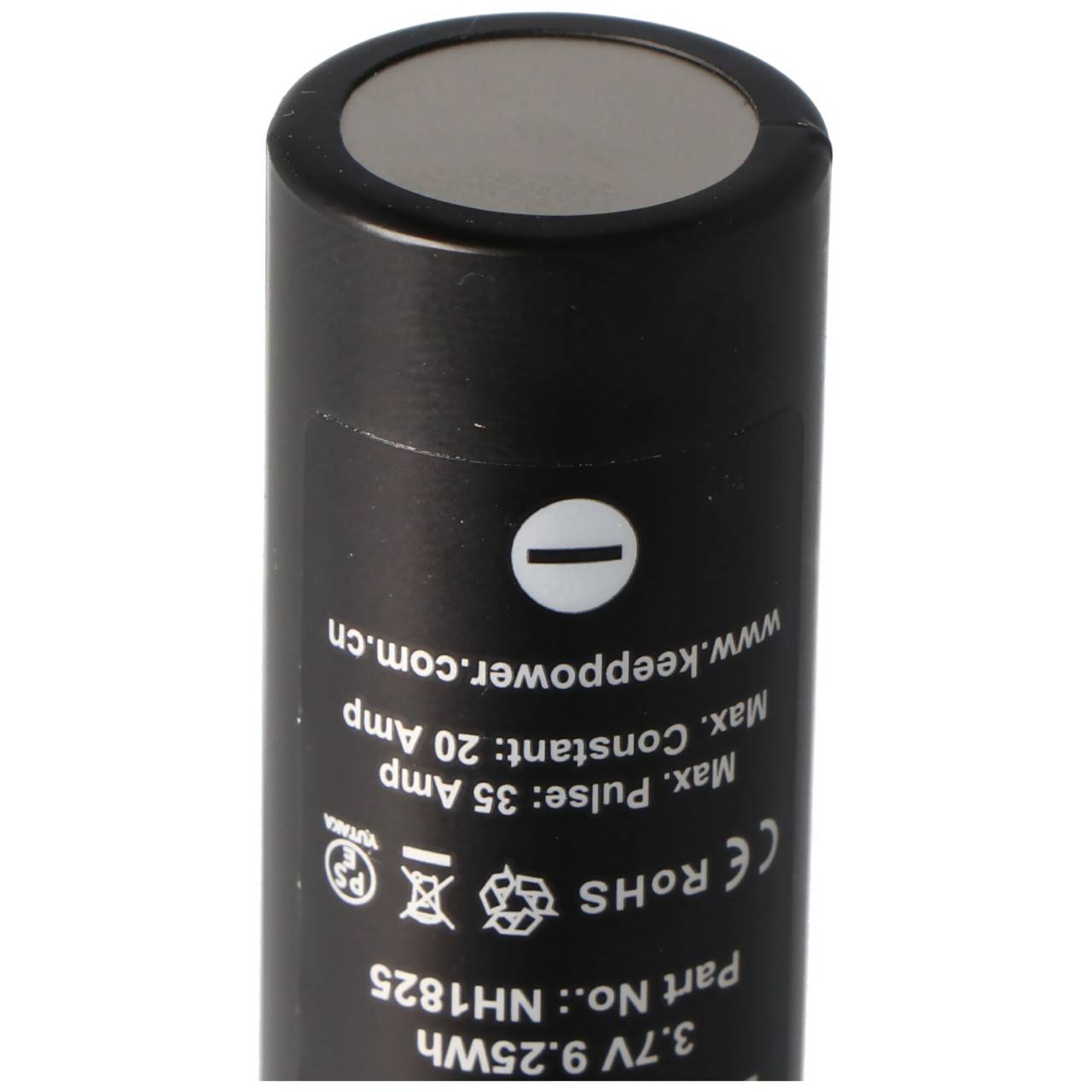 KeepPower IMR18650 - 2500mAh 3,6V - 3,7V Hochstromzelle Li-Ion-Akku-2