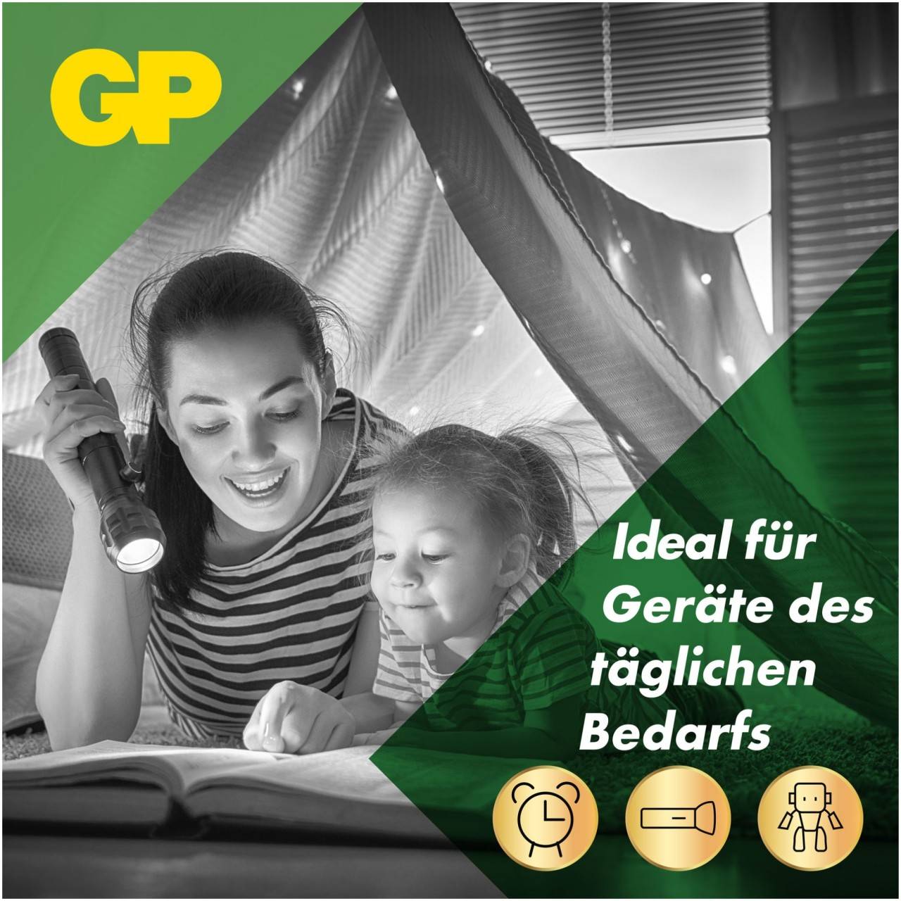 D Mono Batterie GP Alkaline Super 1,5V 4 Stück-4