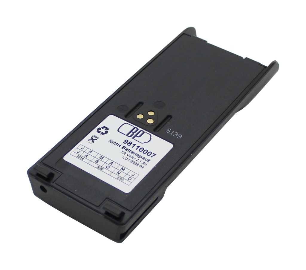 Funkakku NiMH 7,2V 2100mAh ersetzt Motorola FuG11b-0