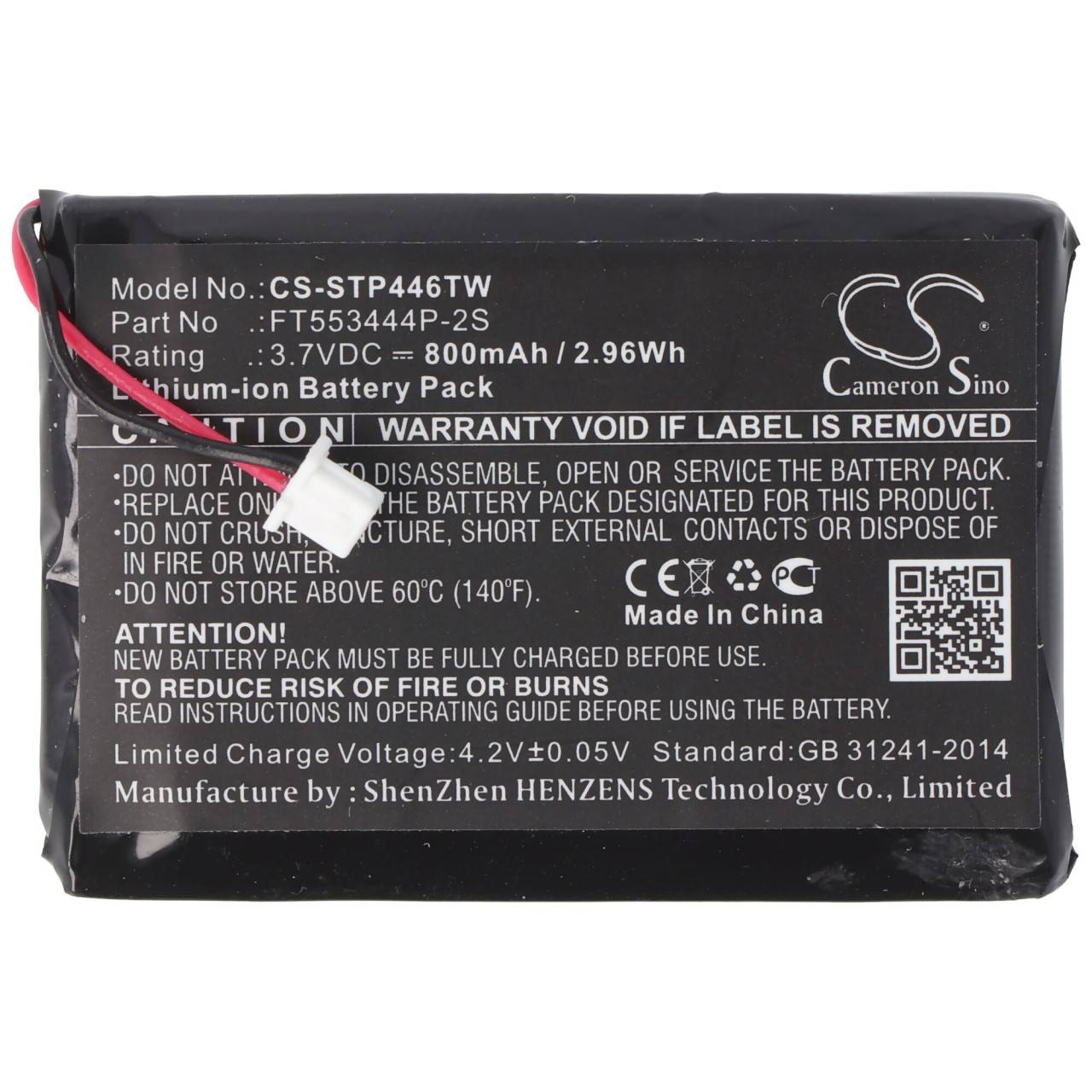 Akku passend für den Stabo freecomm 600 Set, PMR 446, 20640, Topcom Twintalker 7100-4