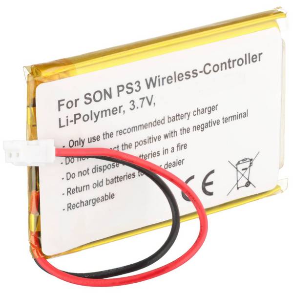 AccuCell Akku passend für Sony PS3 Sixaxis Controller, 950mAh