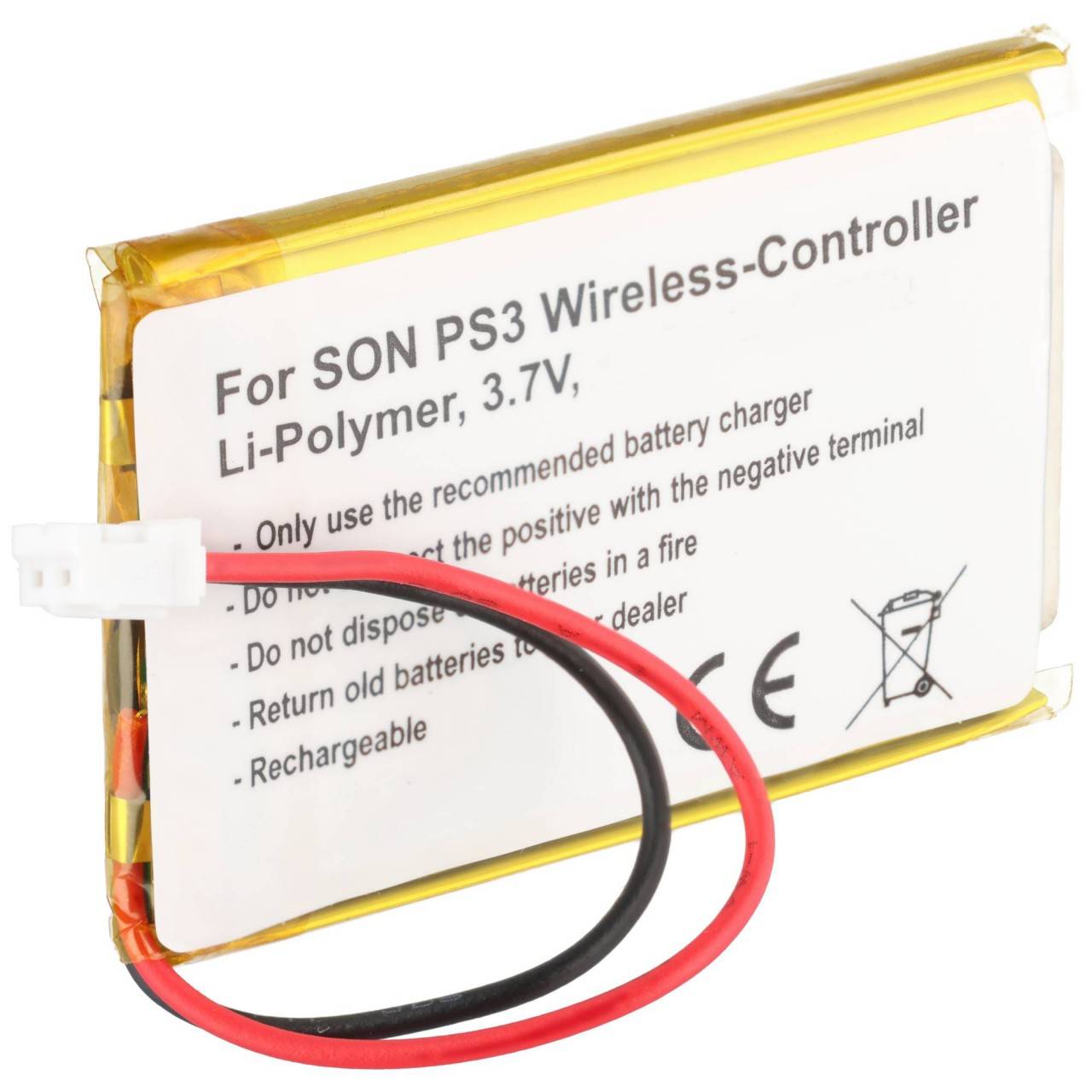 AccuCell Akku passend für Sony PS3 Sixaxis Controller, 950mAh-0