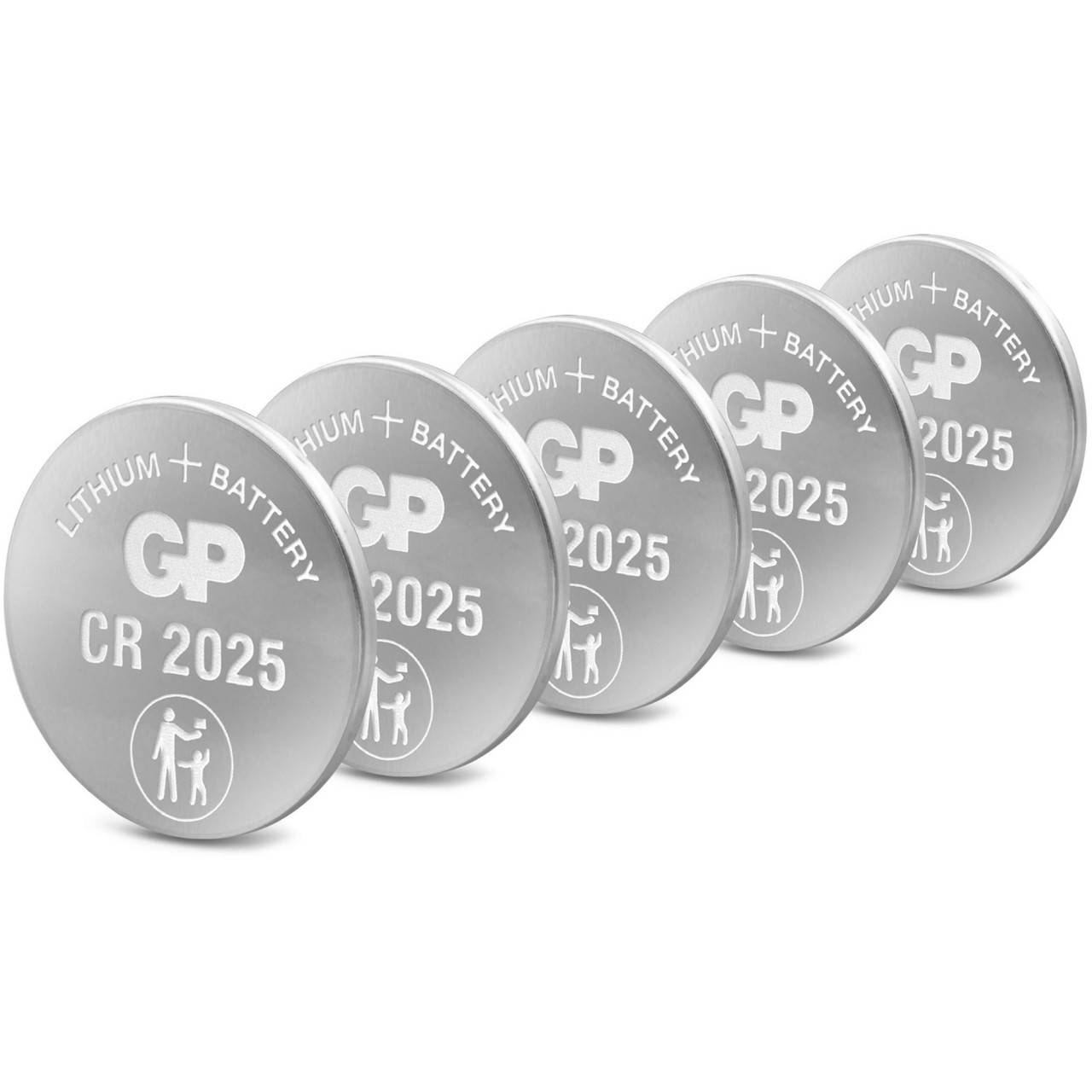CR2025 GP Lithium Knopfzelle 3V 5 Stück-0