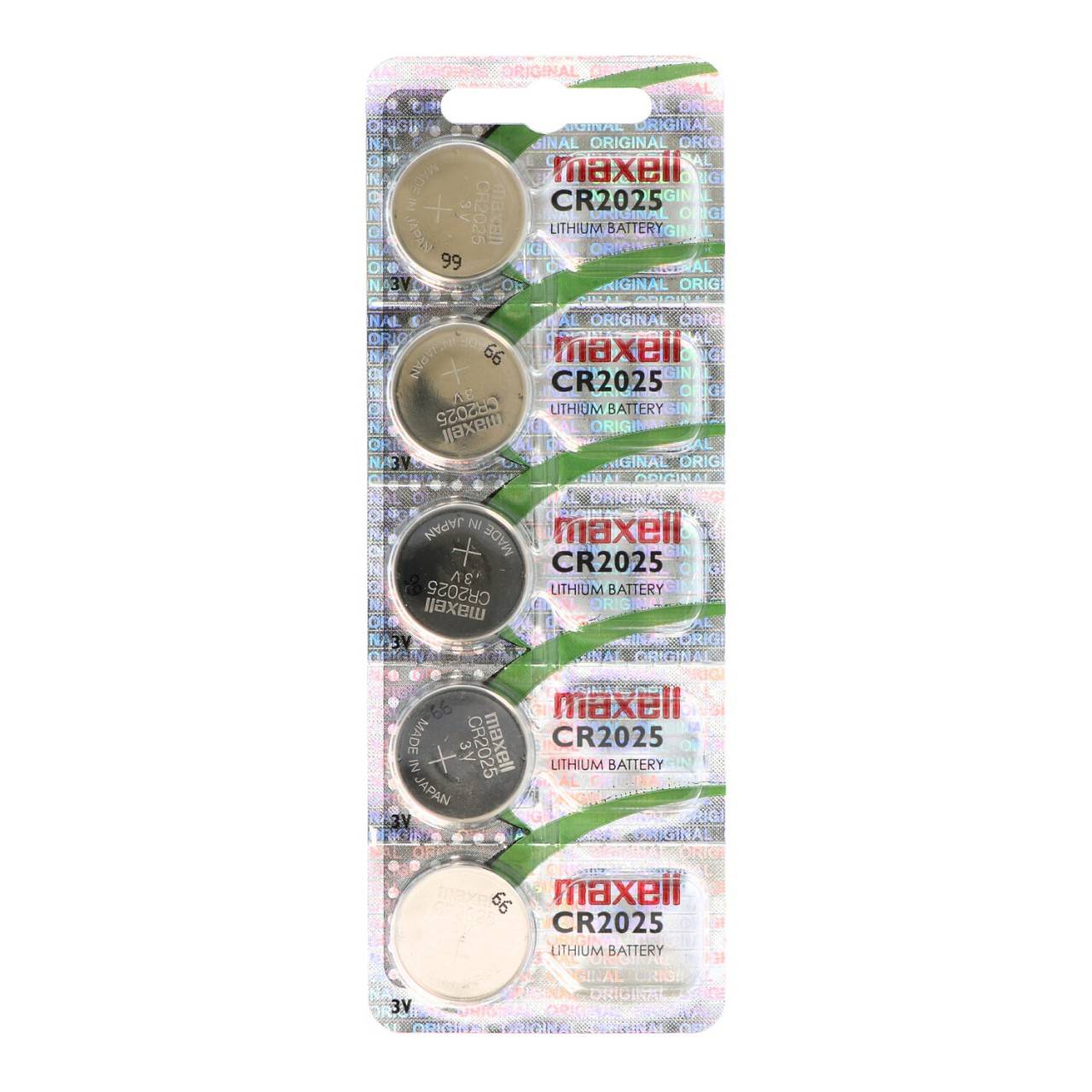 Maxell CR2025 Lithium Batterie IEC CR2025, 5er Set-0