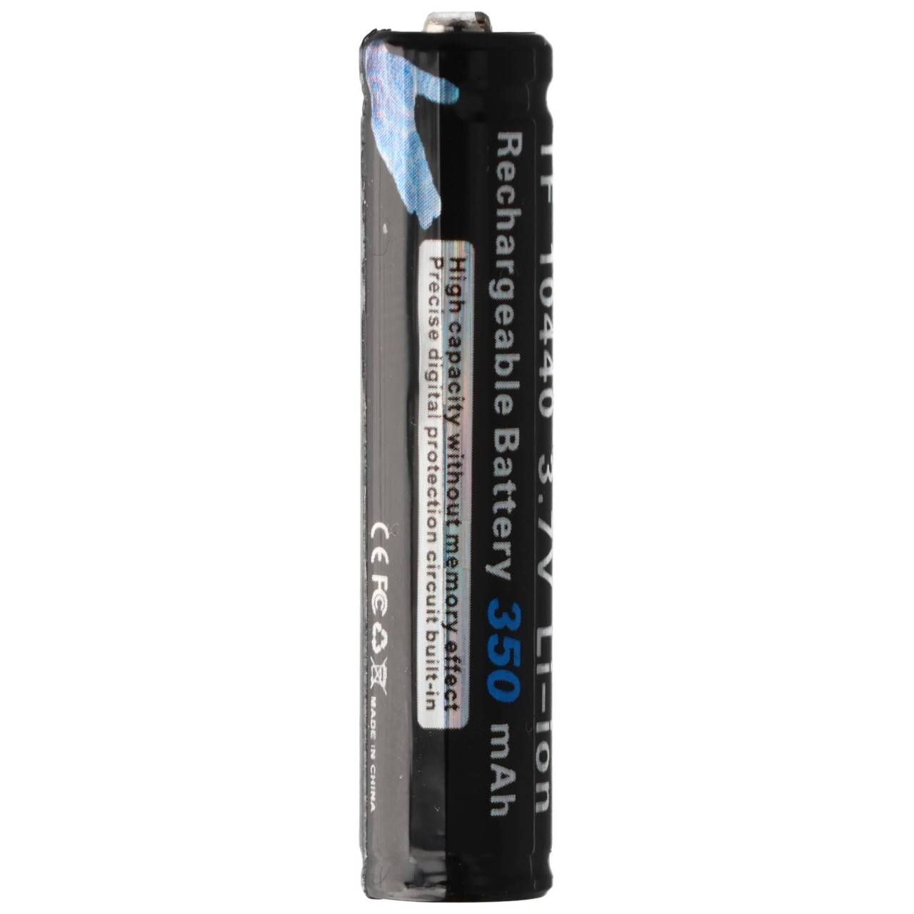 Trustfire 10440 300mAh 3,6V - 3,7V geschützte Li-Ion-Zelle Flame, mit Kopf 46,22x10,17mm-0