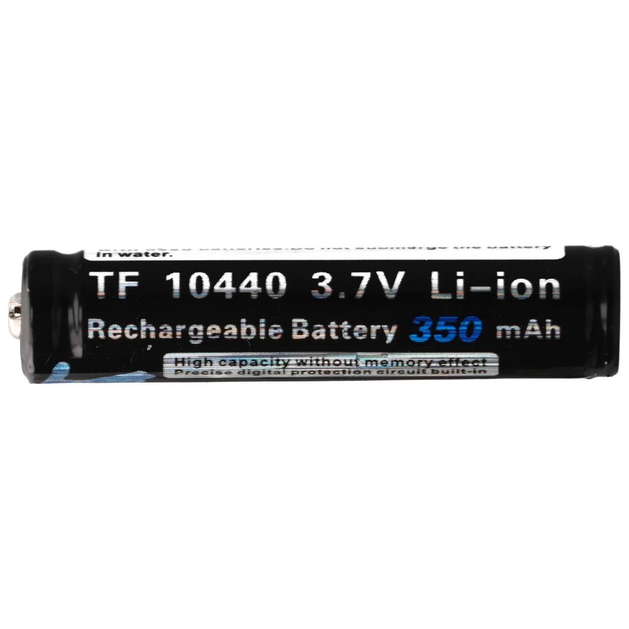 Trustfire 10440 300mAh 3,6V - 3,7V geschützte Li-Ion-Zelle Flame, mit Kopf 46,22x10,17mm-2