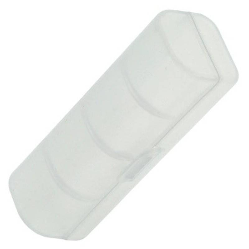 Universal AccuSafe Aufbewahrungsbox für 1 Stück 18650, 16650 Li-ion Akku, Farbe transparent, Innenmaße max. 64x18x18mm-3