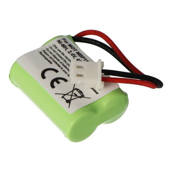 Akku passend für Motorola MBP11, NiMH, 2,4 Volt Akku BY1131