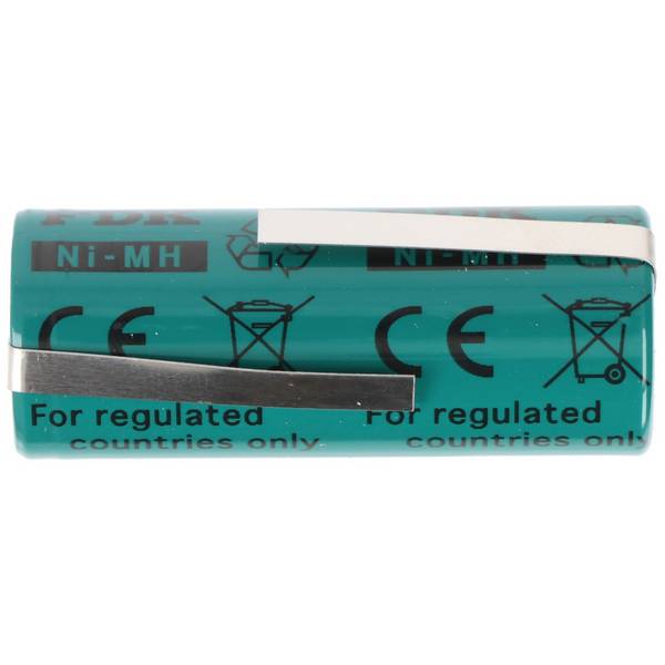 2 Stück Akku NiMH 2150mAh 4/5A, 43x17mm passend für Braun Oral-B Triumph Serie (bitte Maße prüfen)