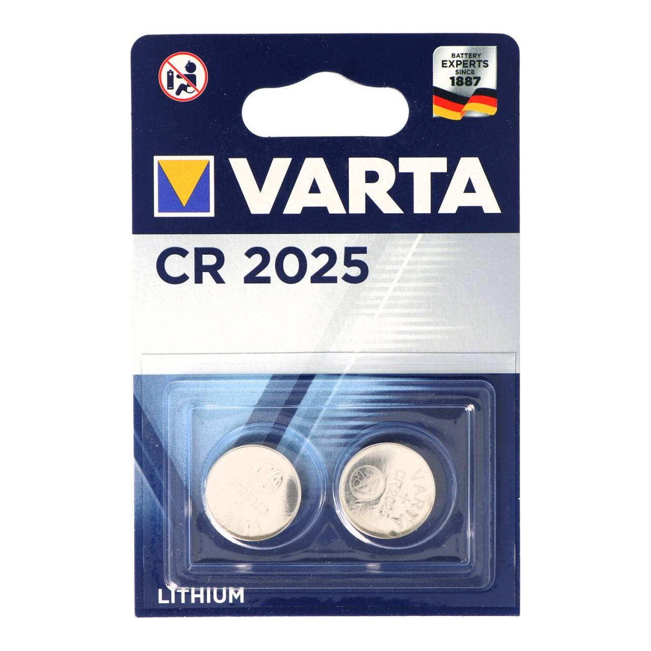 Varta CR2025 2er Blister Verpackung-0