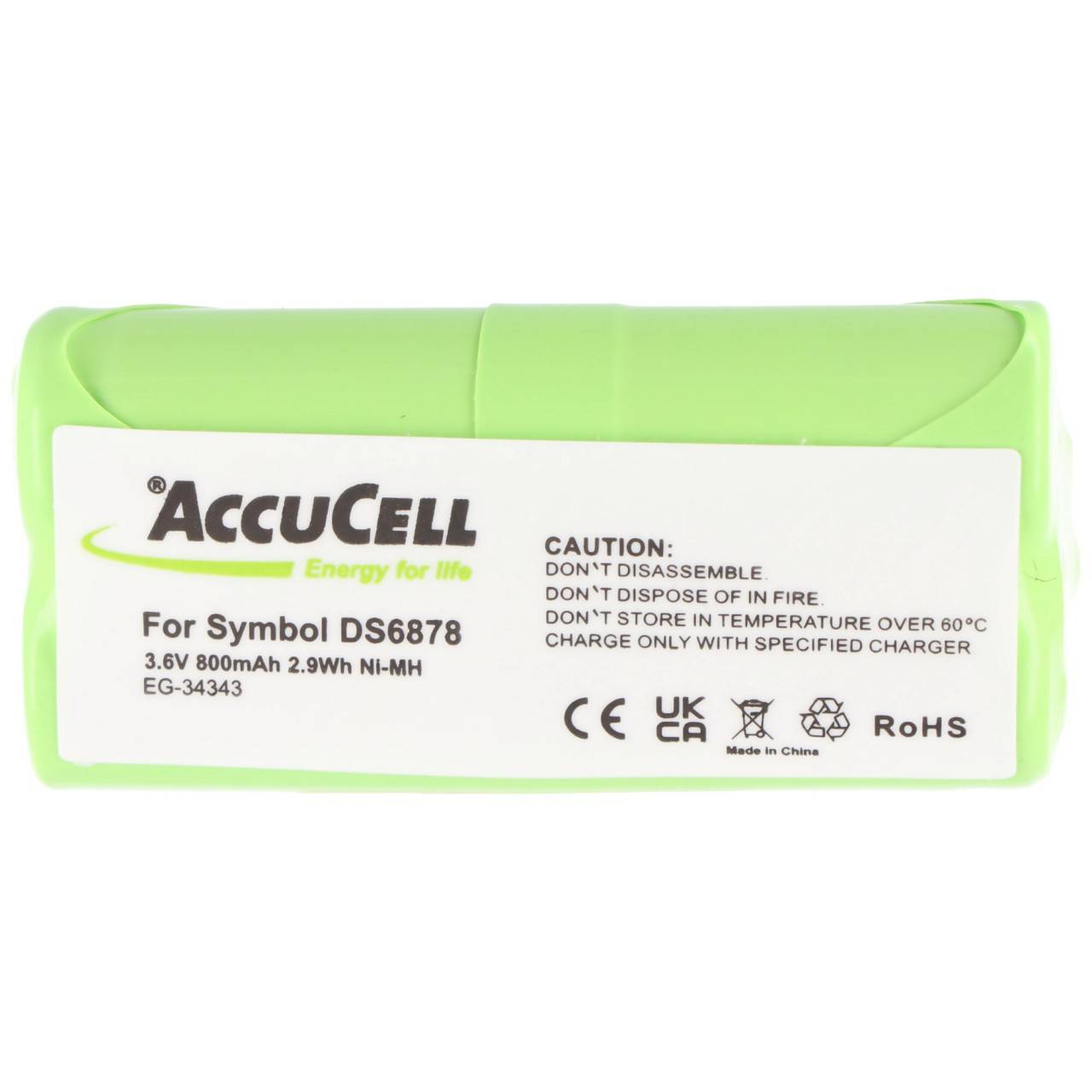 Nachbau Akku passend für den Symbol DS6878 Akku NiMH 3,6 Volt-0