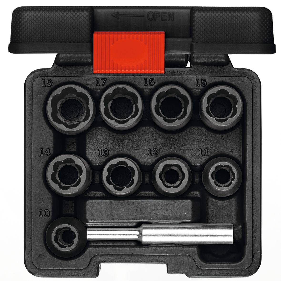 Gedore R68003010 Spiralnutenausdreher 1/2" 10-19mm 10-teilig-0