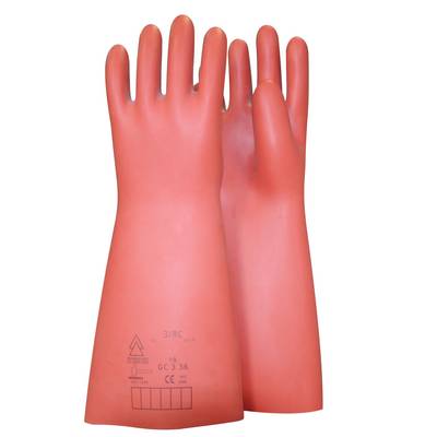 KS-Tools 117.0009 Elektriker-Schutzhandschuh mit S chutzisolierung, Größe 12, rot-0