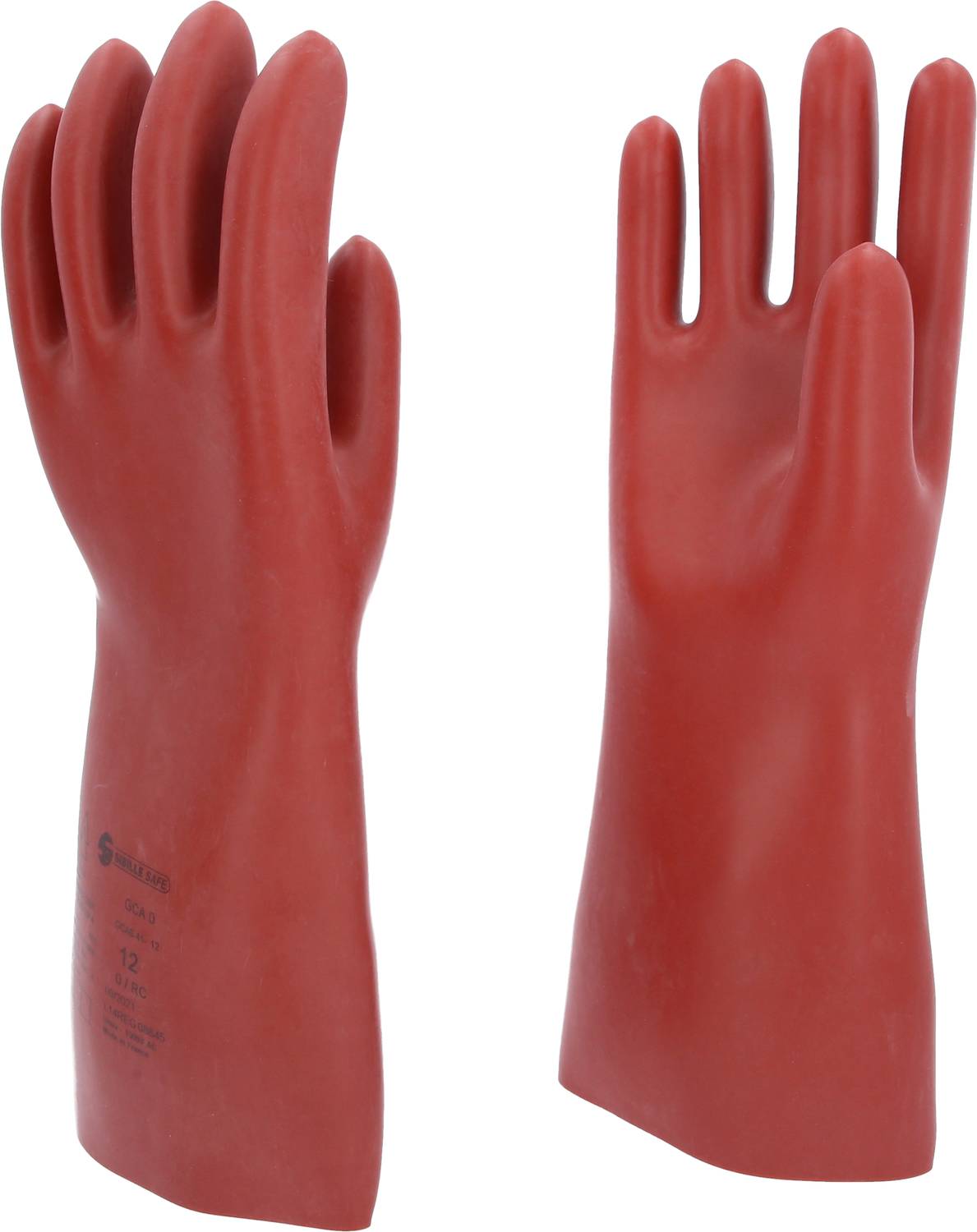 KS-Tools 117.0009 Elektriker-Schutzhandschuh mit S chutzisolierung, Größe 12, rot-1