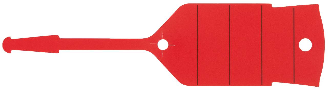 KS Tools Schlüsselanhänger mit Schlaufe, rot, 500 Stück-0