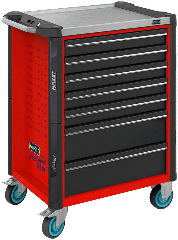 Werkstattwagen, 179NX-7-RAL3020, L786xH1020xB518mm, Anz. Schubl. x H