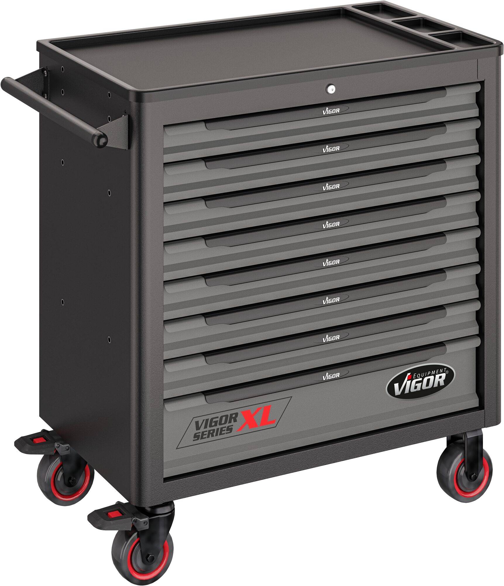 VIGOR Werkstattwagen Series XL ∙ Kunststoff-Arbeitsplatte ∙ leer ∙ V4481-0