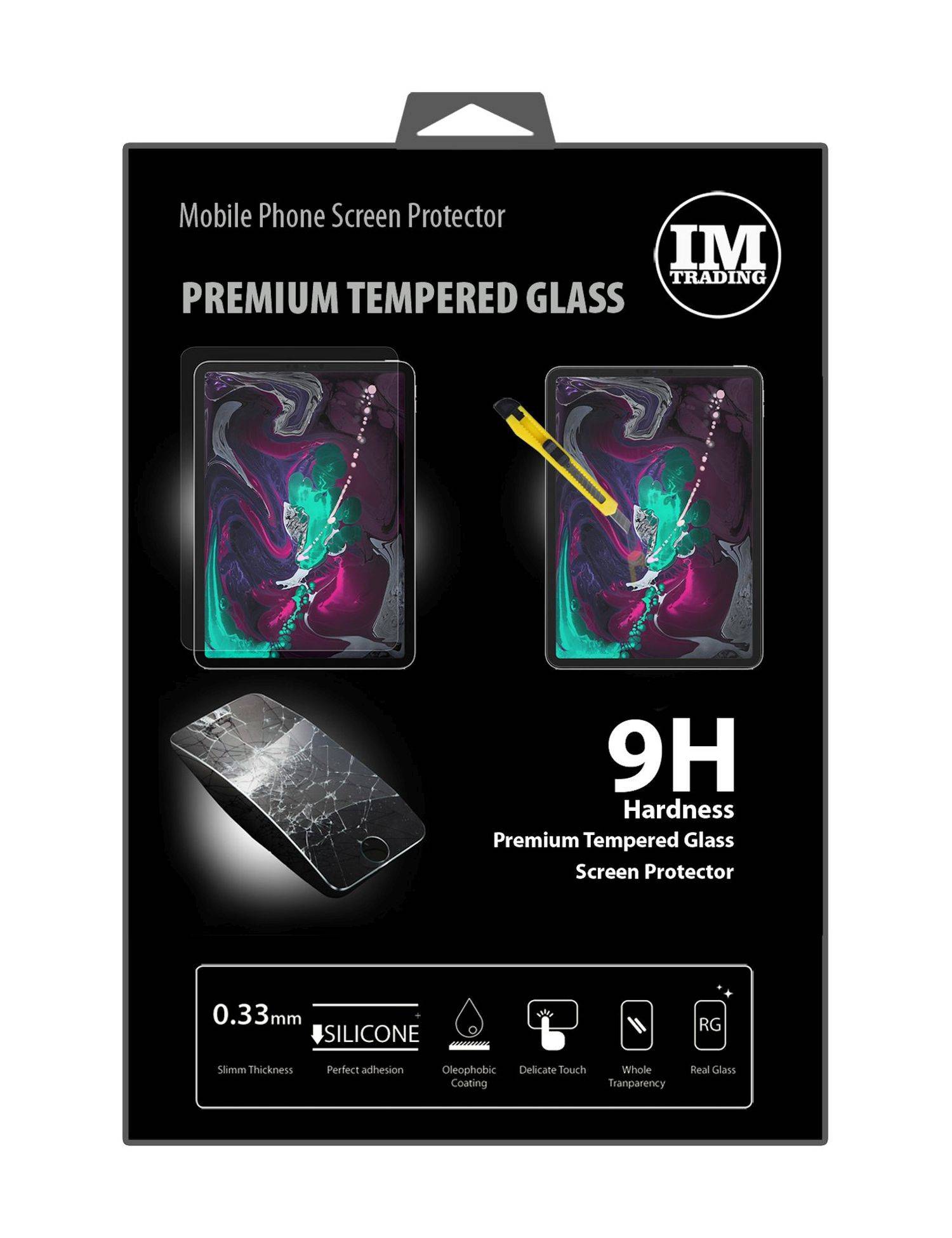 Schutzglas 9H kompatibel mit Nokia T21 Displayschutzfolie Schutzfolie Passgenau-2