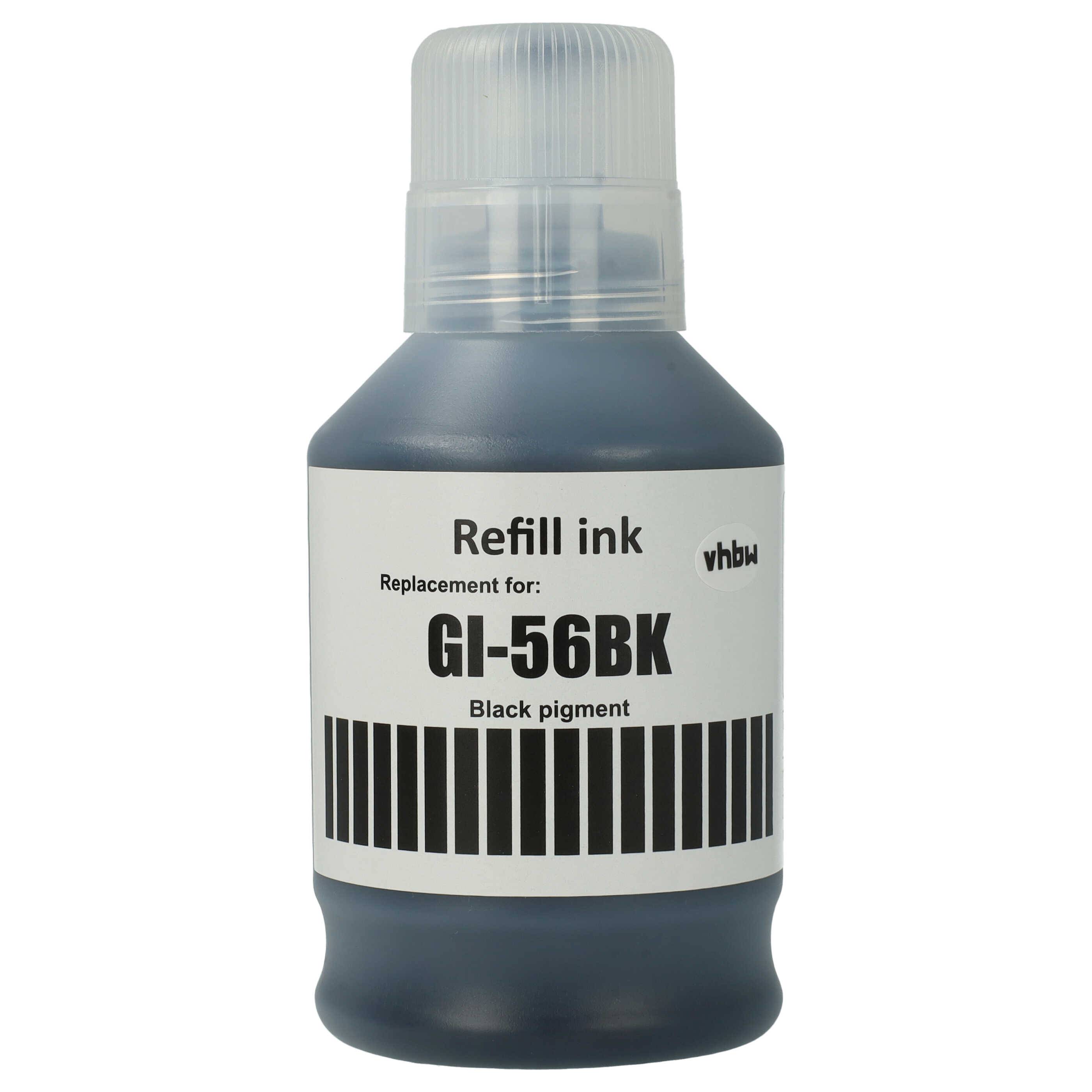 vhbw Nachfülltinte Ersatz für Canon 4412C001 | GI-56BK für Drucker - Refilltinte Schwarz, Pigmentiert, 170ml-0