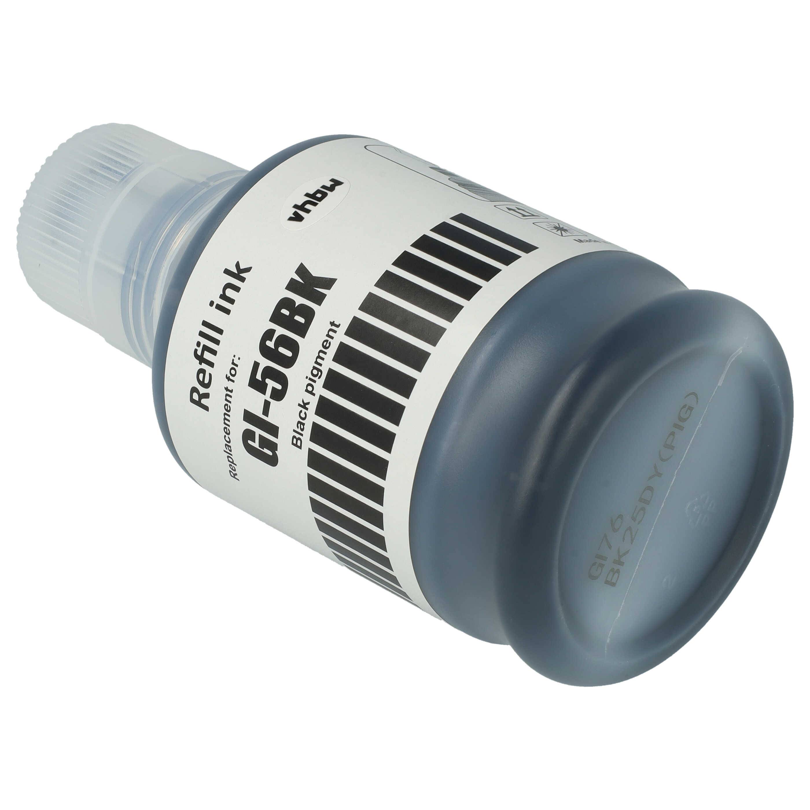vhbw Nachfülltinte kompatibel mit Canon MAXIFY GX 6050 | GX 7050/X, GX 7055 Drucker - Refilltinte Schwarz, Pigmentiert-3