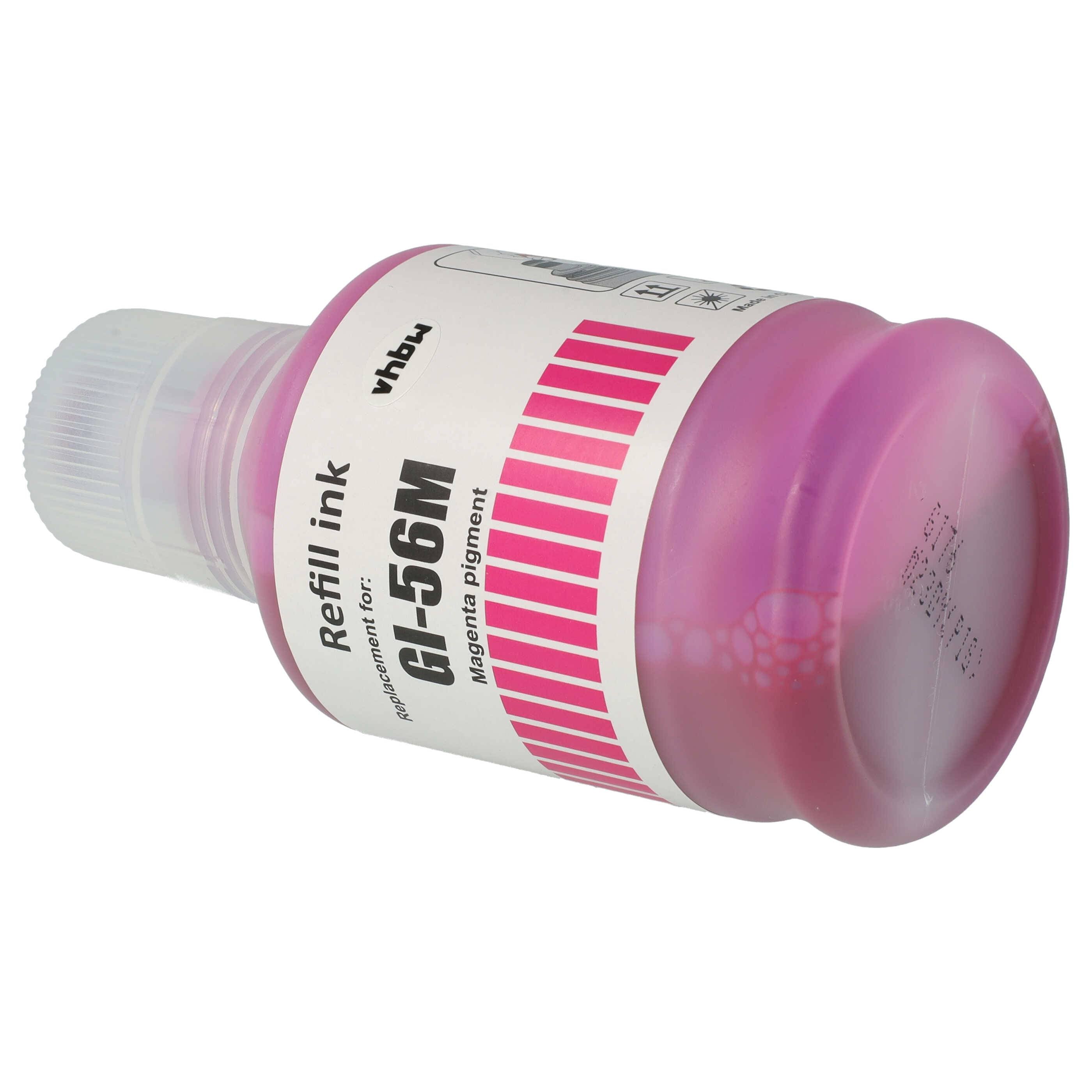 vhbw Nachfülltinte kompatibel mit Canon MAXIFY GX 5050 | GX 6050, GX 7050/X, GX 7055 Drucker - Refilltinte Magenta-2