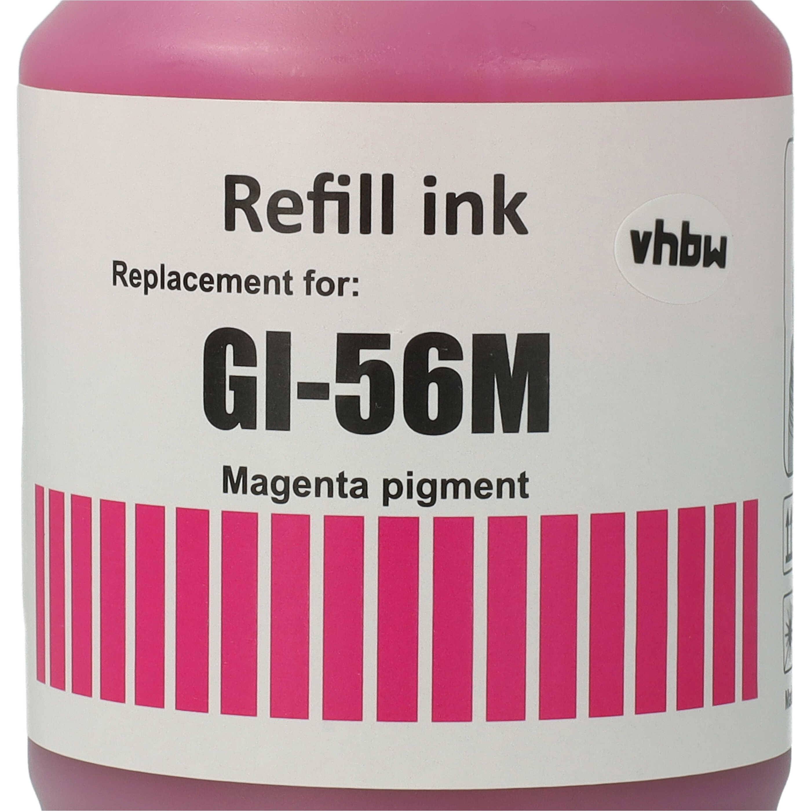 vhbw Nachfülltinte kompatibel mit Canon MAXIFY GX 5050 | GX 6050, GX 7050/X, GX 7055 Drucker - Refilltinte Magenta-4