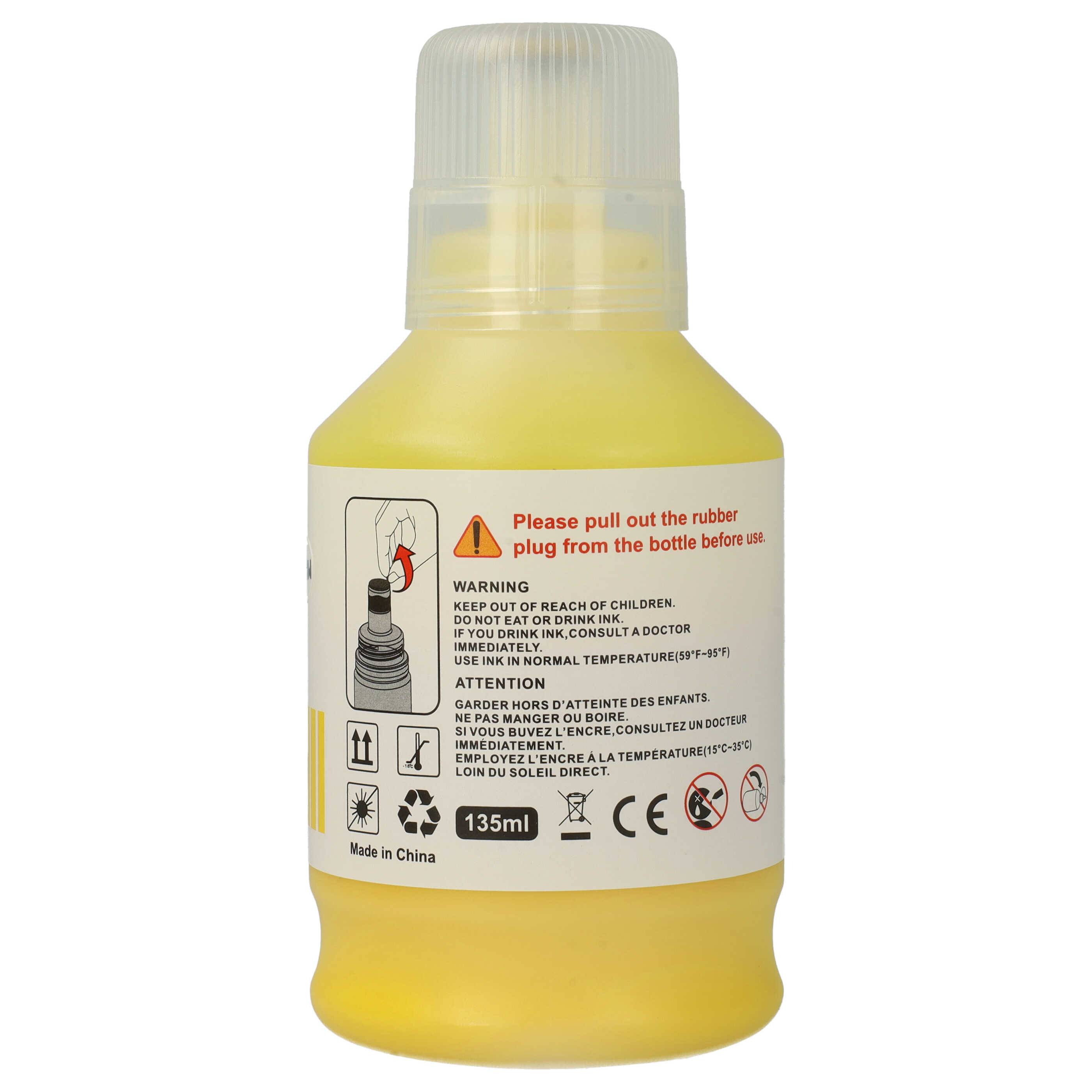 vhbw Nachfülltinte kompatibel mit Canon MAXIFY GX 5050 | GX 6050, GX 7050/X, GX 7055 Drucker - Refilltinte Yellow-1
