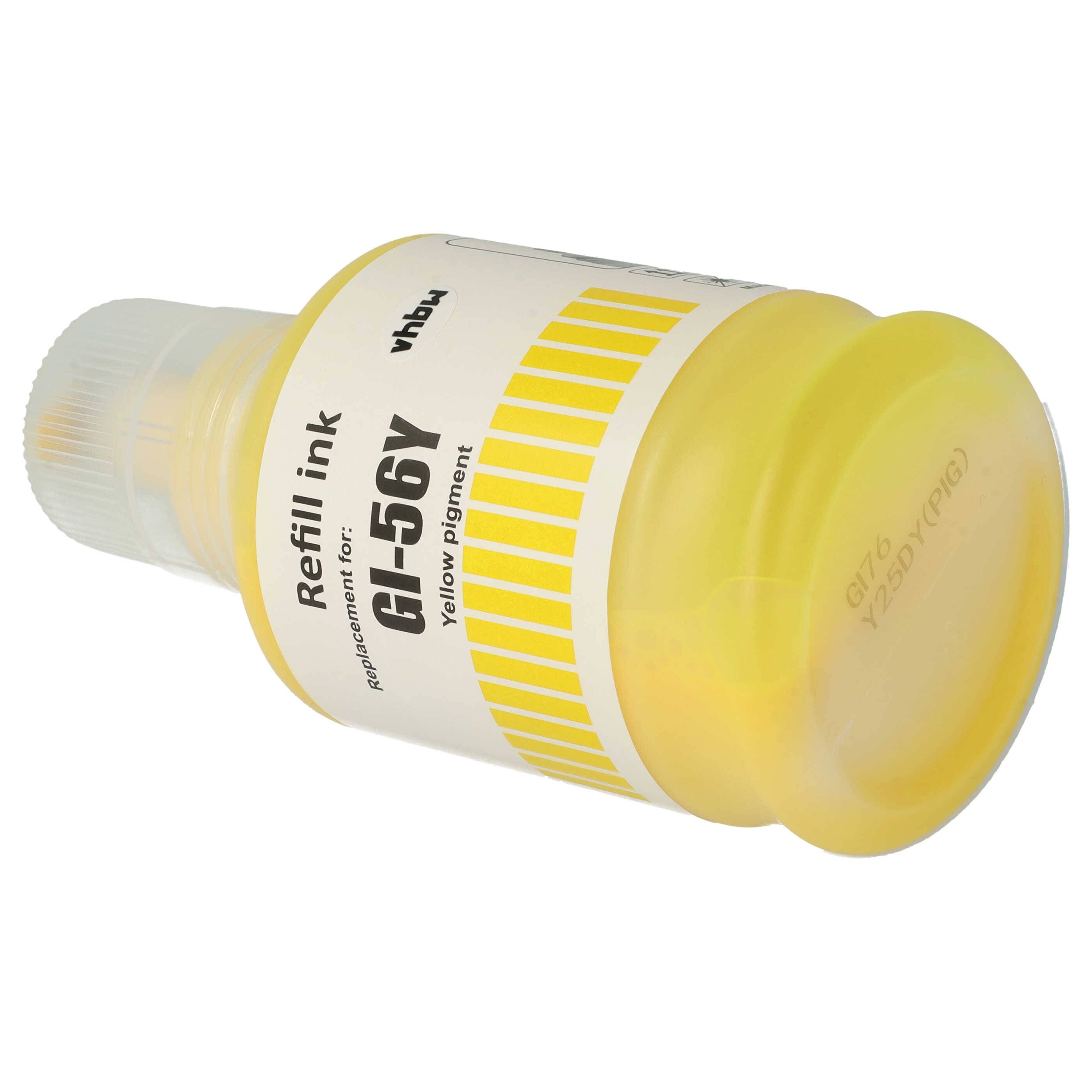 vhbw Nachfülltinte kompatibel mit Canon MAXIFY GX 5050 | GX 6050, GX 7050/X, GX 7055 Drucker - Refilltinte Yellow-2