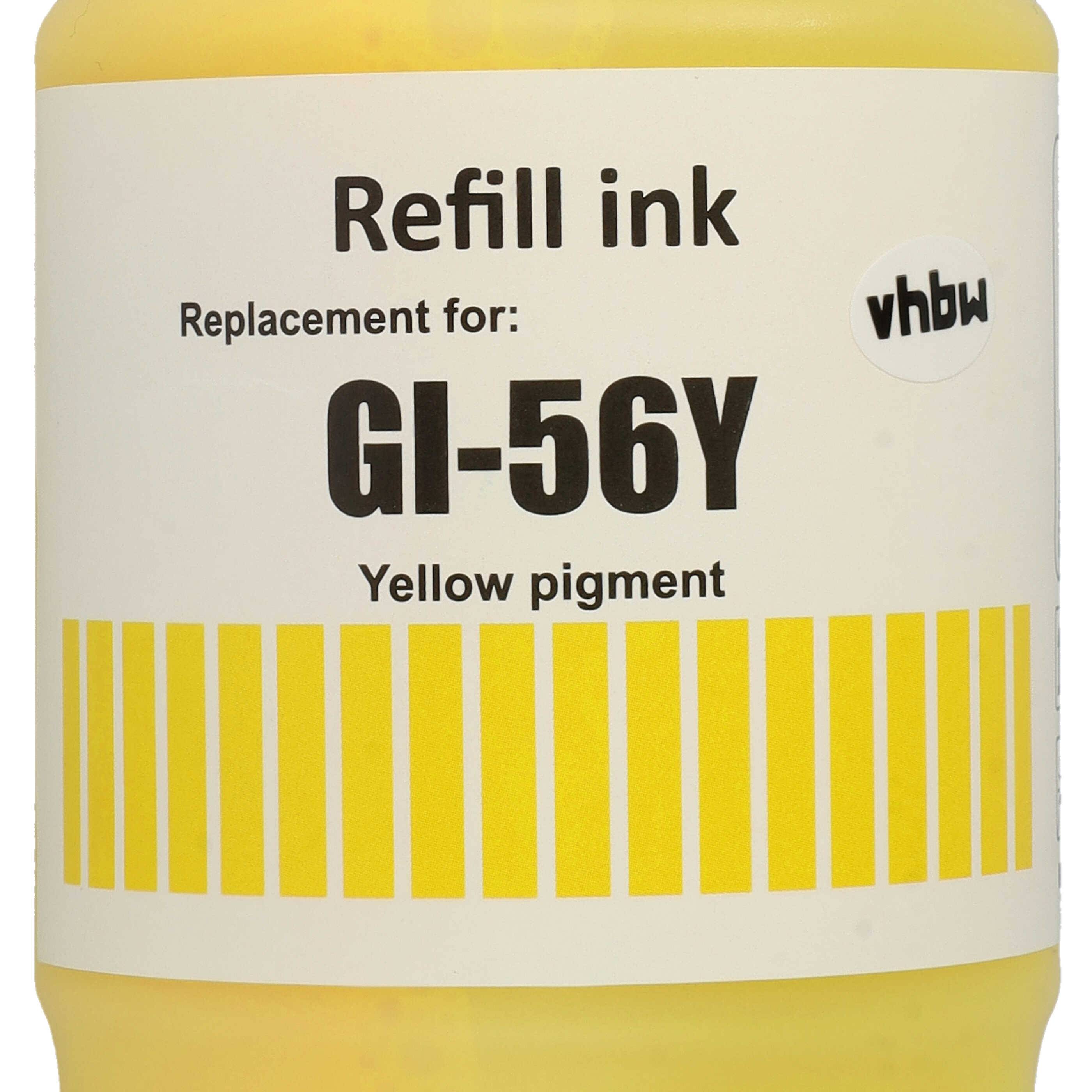 vhbw Nachfülltinte kompatibel mit Canon MAXIFY GX 5050 | GX 6050, GX 7050/X, GX 7055 Drucker - Refilltinte Yellow-4