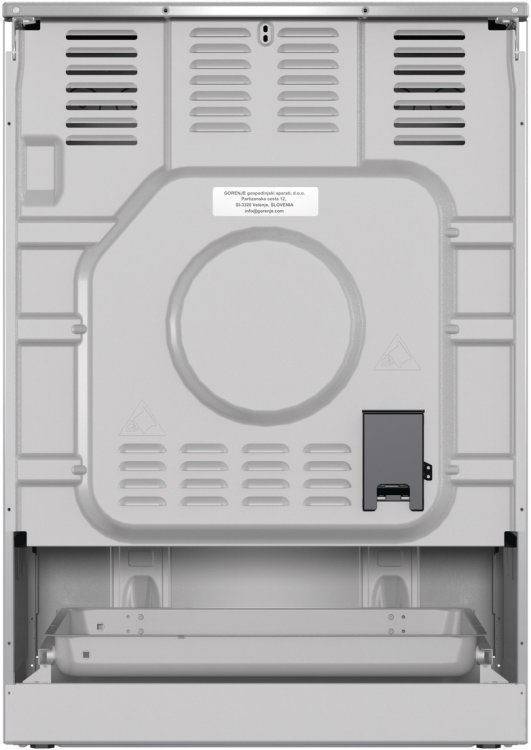 Hisense Gorenje DA Elektroherd Induktion Heißluft,71L GEIT6C60XPG Energieeffizienzklasse=A 850-0