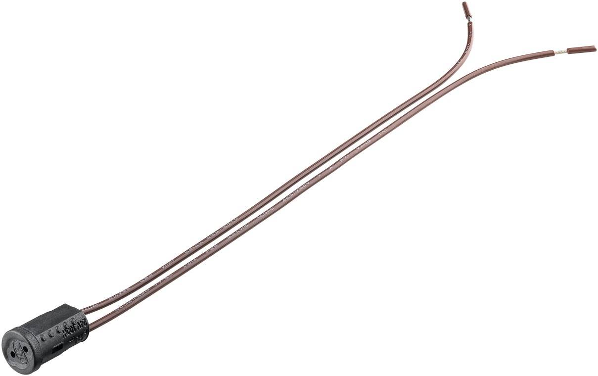 Goobay G4 Lampenfassung mit Zwillingslitze max. 100 W/24 V (DC), 0,15 m Kabel, PPS-2