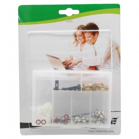 INLINE - PC-Schraubenset - 96-teilig - für PC-Montage-7