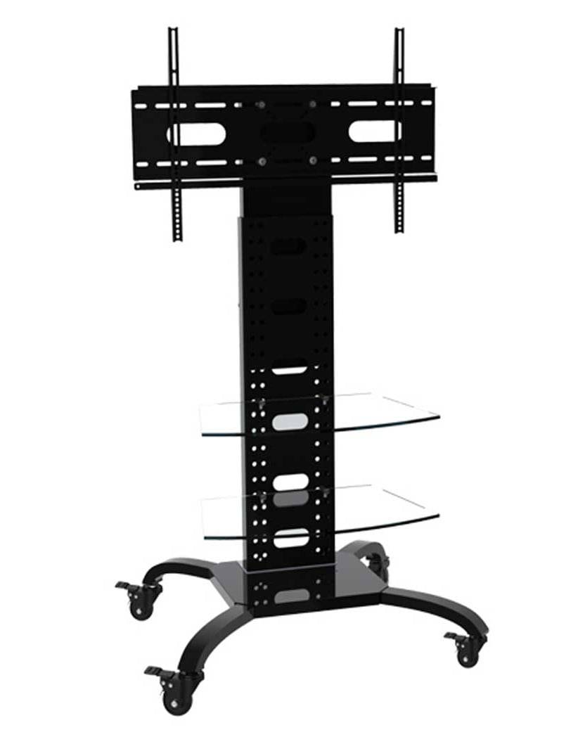TECHly - Wagen - für Flachbildschirm / AV-Ausrüstung - Schwarz (32""-70"")-5