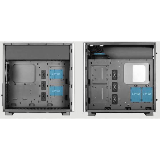 ATX AEROCOOL GLO RGB MID-TOWER CASE WITH GLASS PANEL (BLACK)-2