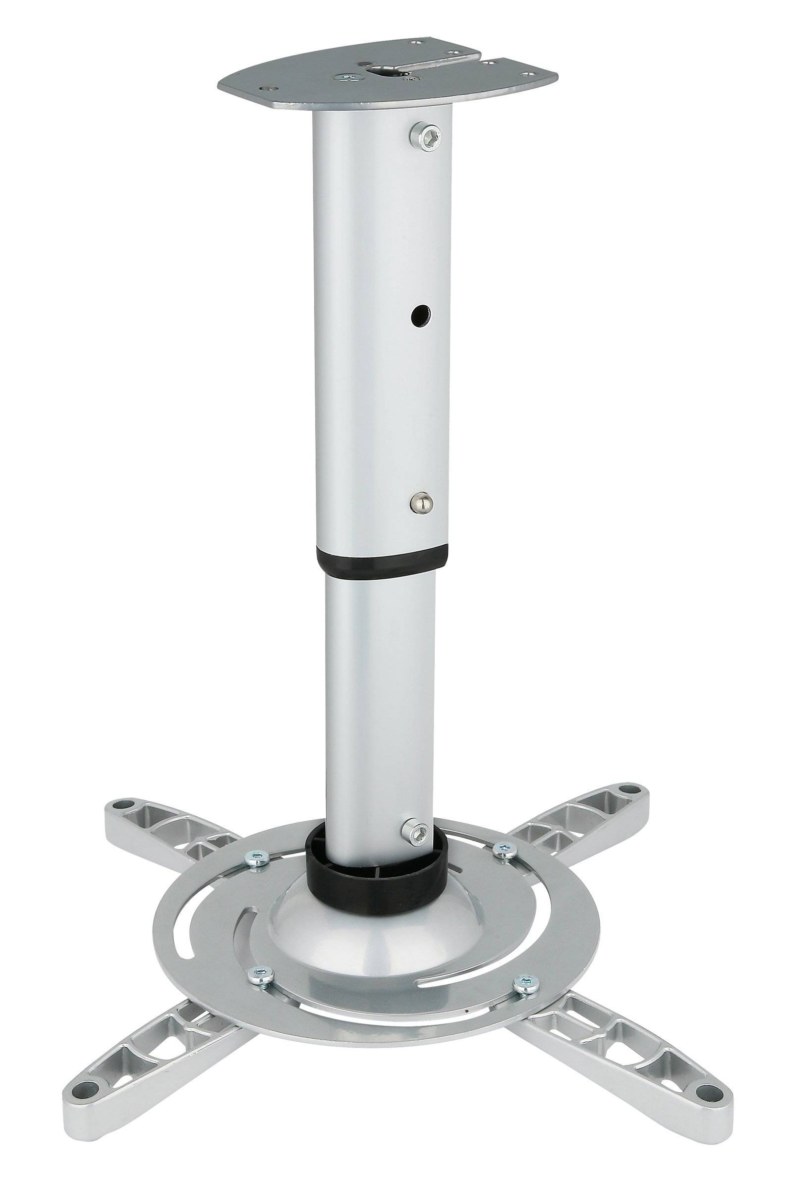 TECHly ICA-PM-102S Beamer-Deckenhalterung Neigbar, Schwenkbar Boden-/Deckenabstand (max.): 370 mm Silber-2