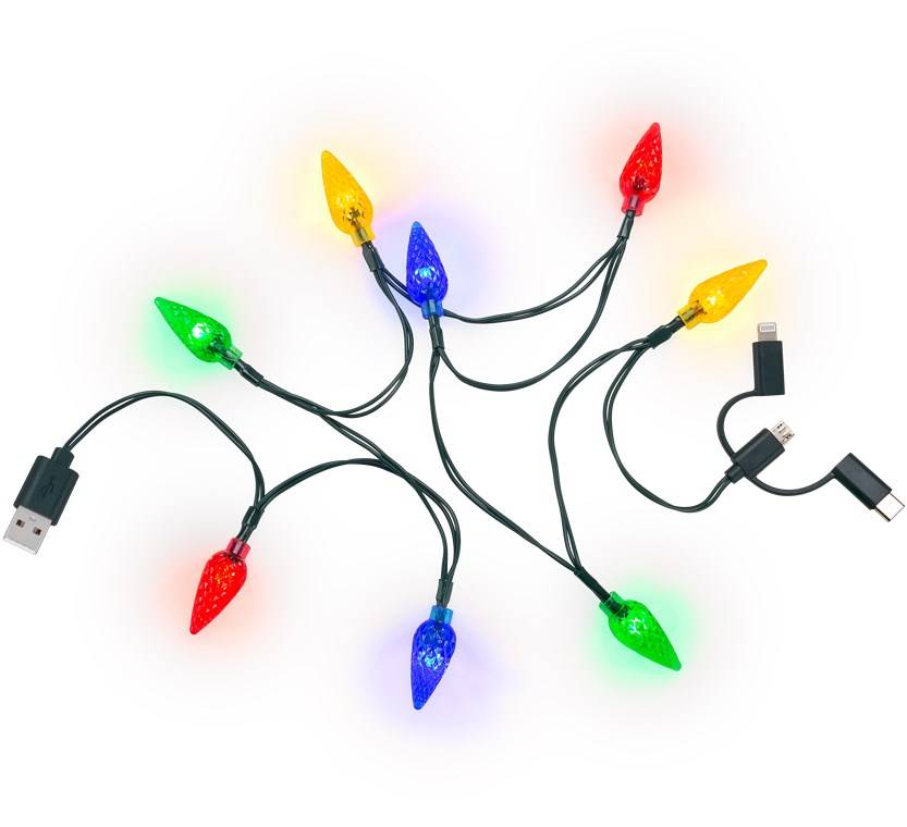 Smartphone-USB-Ladekabel mit LED-Leuchten 60339 - Kabel - Digital/Daten-3