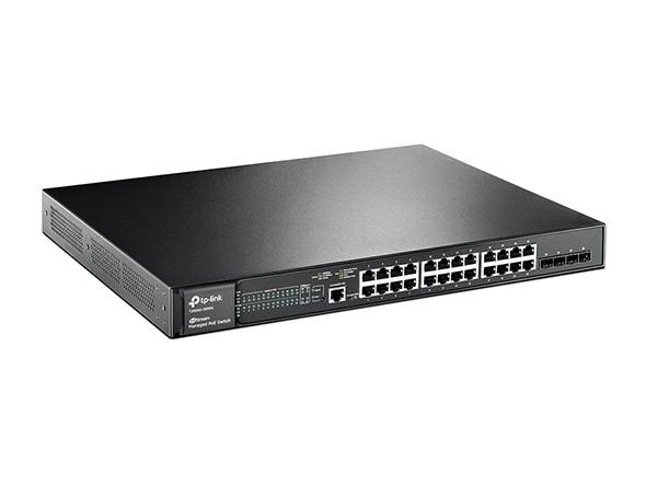 TP-Link JetStream T2600G-28MPS - Switch - L2+ - managed - 24 x 10/100/1000 (PoE+)-2