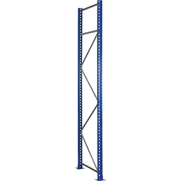 Palettenregal-Ständerrahmen Stahl Höhe 5000 mm Stützrahmen-BxT 100 x 800 mm. Gebr. Schulte GmbH & CO. KG