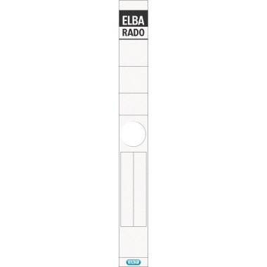 ELBA Ordneretikett 100420959 schmal/lang sk weiß 10 St./Pack.-0