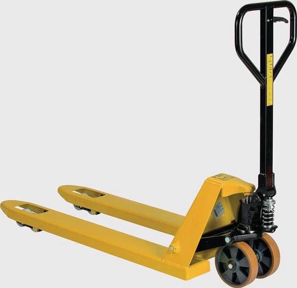 Gabelhubwagen Gabel-L.1150mm Trgf.2500kg STA signalgelb PUR/Nylon