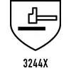 Symbolbild für Schweißerhandschuhe Gr.L (9) rot Rindspaltleder EN 388,EN 12477 WELDAS