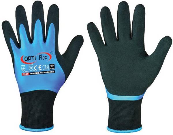 Handschuhe Winter Aqua Guard Gr.11 schwarz/blau EN 388,EN 511 PSA II OPTIFLEX