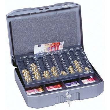 DURABLE Geldkassette EUROBOXX 178257 352x12x276mm Stahl silber-0